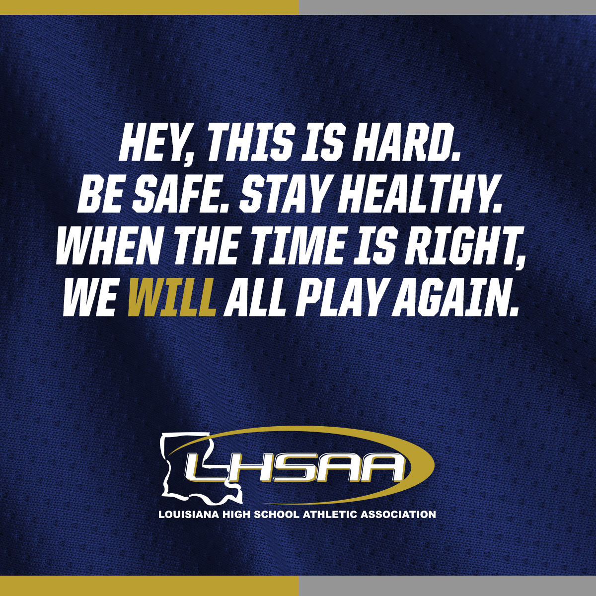 LHSAA message